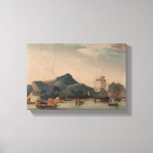 Vintag Die Lösung und Entdeckung Hawaiis Leinwanddruck