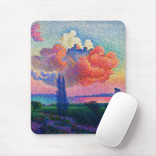 Vintag Die rosa Wolke (1896) Mousepad (Mit Mouse)