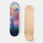 Vintag Die rosa Wolke (1896) Skateboard (Vorderseite)