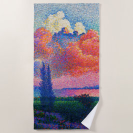 Vintag Die rosa Wolke (1896) Strandtuch
