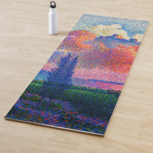 Vintag Die rosa Wolke (1896) Yogamatte