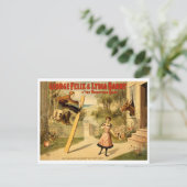 Vintag - Die Vaudeville Craze Postkarte (Stehend Vorderseite)