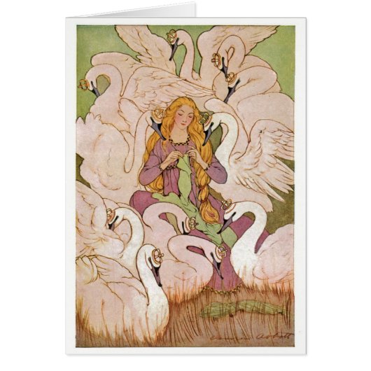 Vintag - die wilden Schwäne, (Vorne)