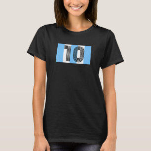 Vintag Diego Argentinien Nummer 10 Fußball Fußball T-Shirt