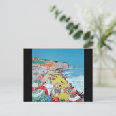 Vintag Dieppe Postkarte (Stehend Vorderseite)