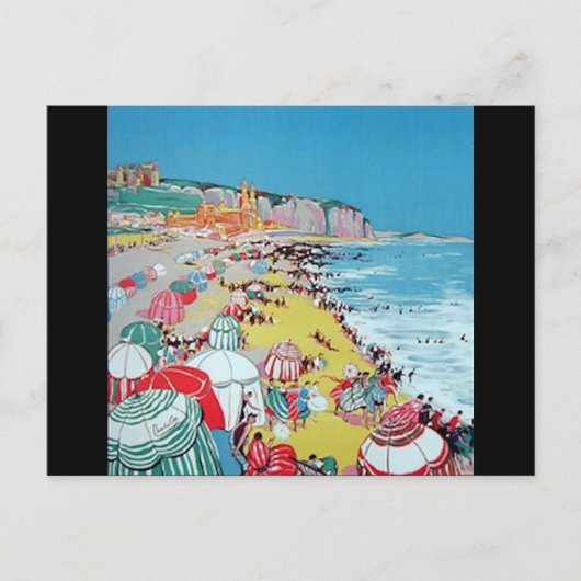 Vintag Dieppe Postkarte (Vorderseite)