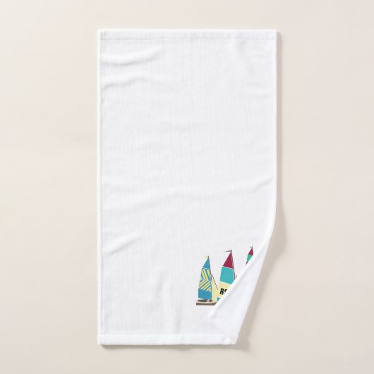 Vintag Dinghies Badhandtuch Set (Handtuch)