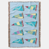 Vintag Dinghies Decke (Vorderseite Vertikal)