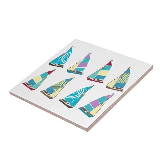 Vintag Dinghies Fliese (Seite)