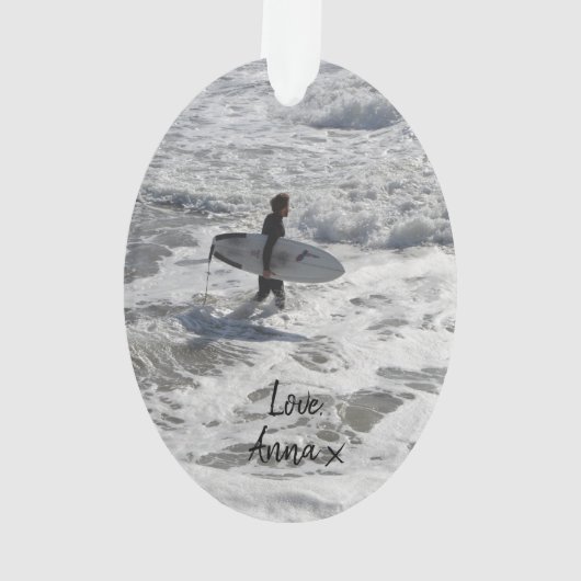 Vintag Dinghies Foto Ornament (Rückseite)