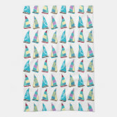 Vintag Dinghies Küchentuch (Vertikal)