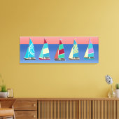 Vintag Dinghies Leinwanddruck (Insitu (Wohnzimmer))