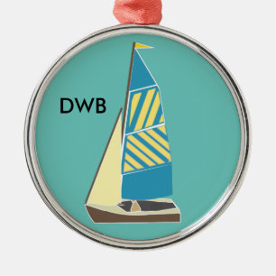 Vintag Dinghies Ornament Aus Metall