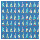 Vintag Dinghies Stoff (Muster)