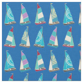 Vintag Dinghies Stoff (Nahaufnahme)