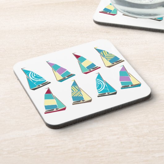 Vintag Dinghies Untersetzer (Linke Seite)