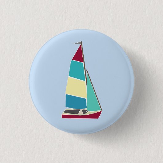 Vintag Dinghy 1 Button (Vorderseite)
