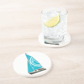 Vintag Dinghy Getränkeuntersetzer (Seite)