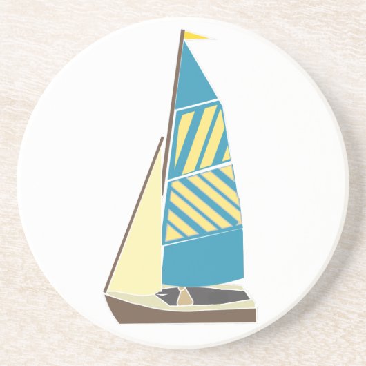 Vintag Dinghy Getränkeuntersetzer (Vorne)