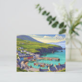 Vintag Dingle Ireland Travel Feiertagspostkarte (Stehend Vorderseite)