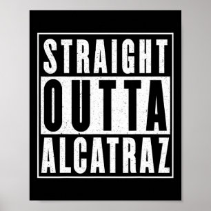 Vintag direkt aus Alcatraz Funny Trump Costu Poster