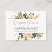 Vintag | Display-Dusche unverpackt Geschenk Begleitkarte (Vorderseite)