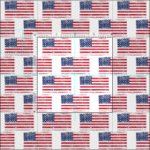 Vintag Distressive America Flag Pattern USA Banner Stoff (Kachel)