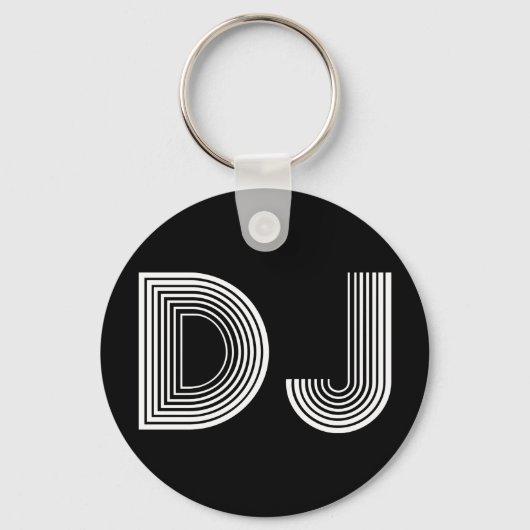 Vintag DJ Schlüsselanhänger (Vorderseite)