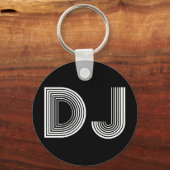Vintag DJ Schlüsselanhänger (Vorderseite)