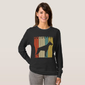Vintag Doberman Dog 93 T-Shirt (Vorne ganz)