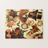 Vintag Doberman Seamless Illustration Puzzle (Horizontal)