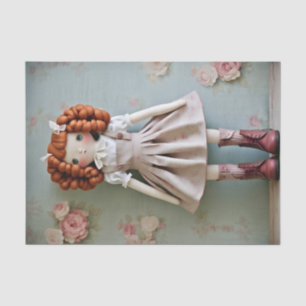 Vintag Doll Collection Redhead Clarissa Seidenpapier