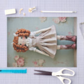 Vintag Doll Collection Redhead Clarissa Seidenpapier (Handwerk)