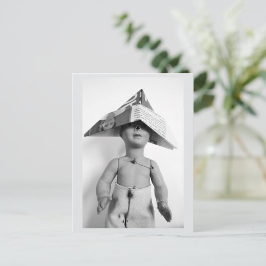 Vintag Doll Fashion Postcard Postkarte (Stehend Vorderseite)