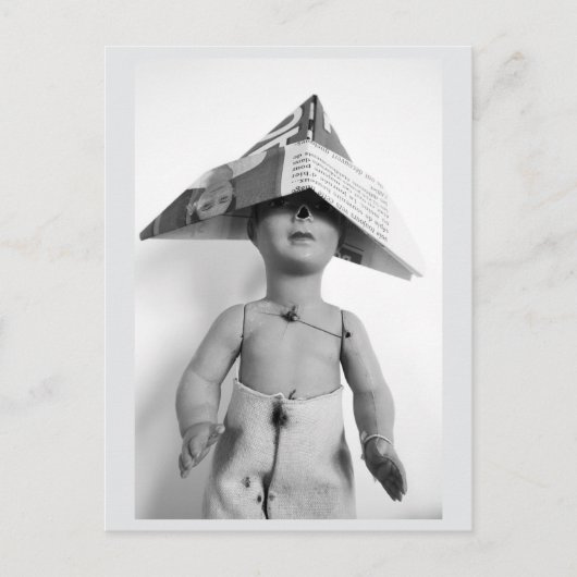 Vintag Doll Fashion Postcard Postkarte (Vorderseite)