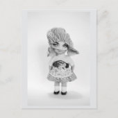 Vintag Doll Recycle Fashion Postcard Postkarte (Vorderseite)