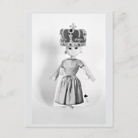 Vintag Doll Recycle Fashion Postcard Postkarte (Vorderseite)