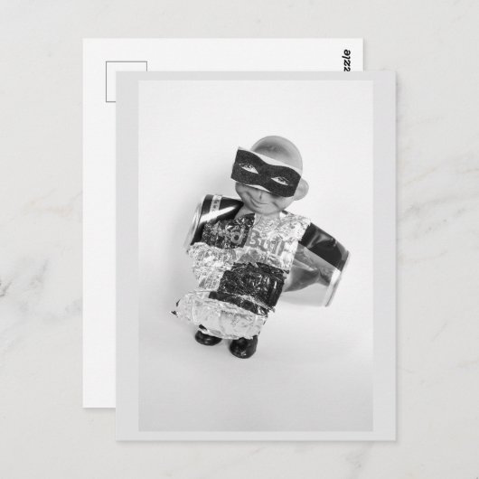 Vintag Doll Recycle Fashion Postcard Postkarte (Vorne/Hinten)