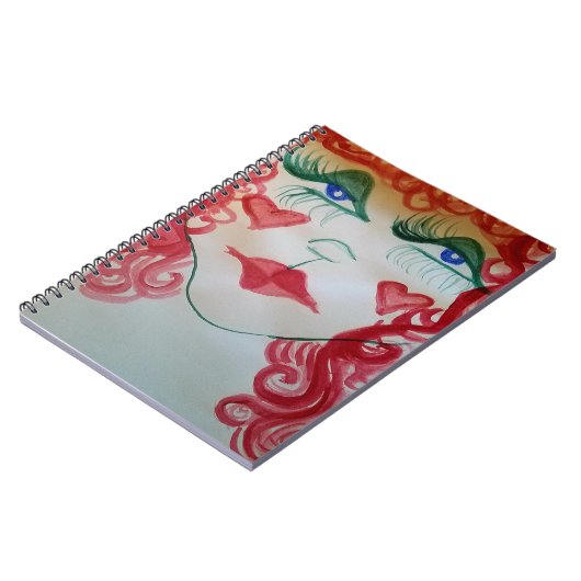 Vintag Doll Vibes Notebook Notizblock (Linke Seite)