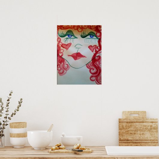 Vintag Doll Vibes Poster (Küche)