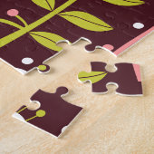 Vintag Doodle Floral Nahtloses Muster Puzzle (Seite)