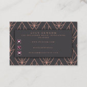 Vintag - Doppelseitige Visitenkarte (Rückseite)