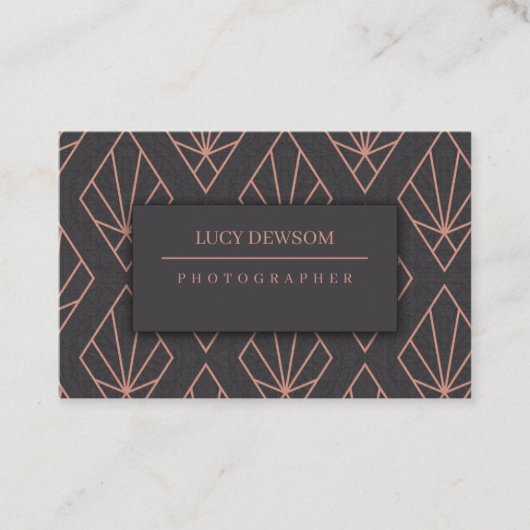 Vintag - Doppelseitige Visitenkarte (Vorderseite)