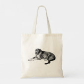 Vintag Dot Style - Loyal Dog Tasche (Rückseite)