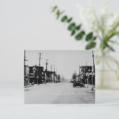 Vintag Downtown St. Clair, Michigan Postkarte (Stehend Vorderseite)