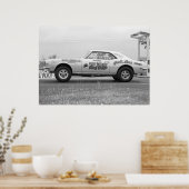 Vintag Drag - Chevy Camaro Z/28 Drag Poster (Küche)