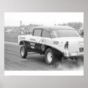 Vintag Drag - Hut Dyno '56 Chevy Gasser Poster