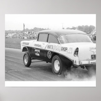 Vintag Drag - Hut Dyno '56 Chevy Gasser Poster