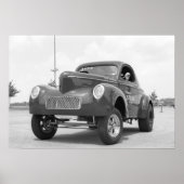 Vintag Drag - Willys Gasser Poster (Vorne)
