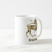 Vintag Dragon Medieval Griffin Goth Fantasy Art Kaffeetasse (VorderseiteRechts)